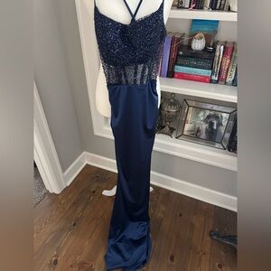 Windsor Navy Size 1/2 Formal Gown